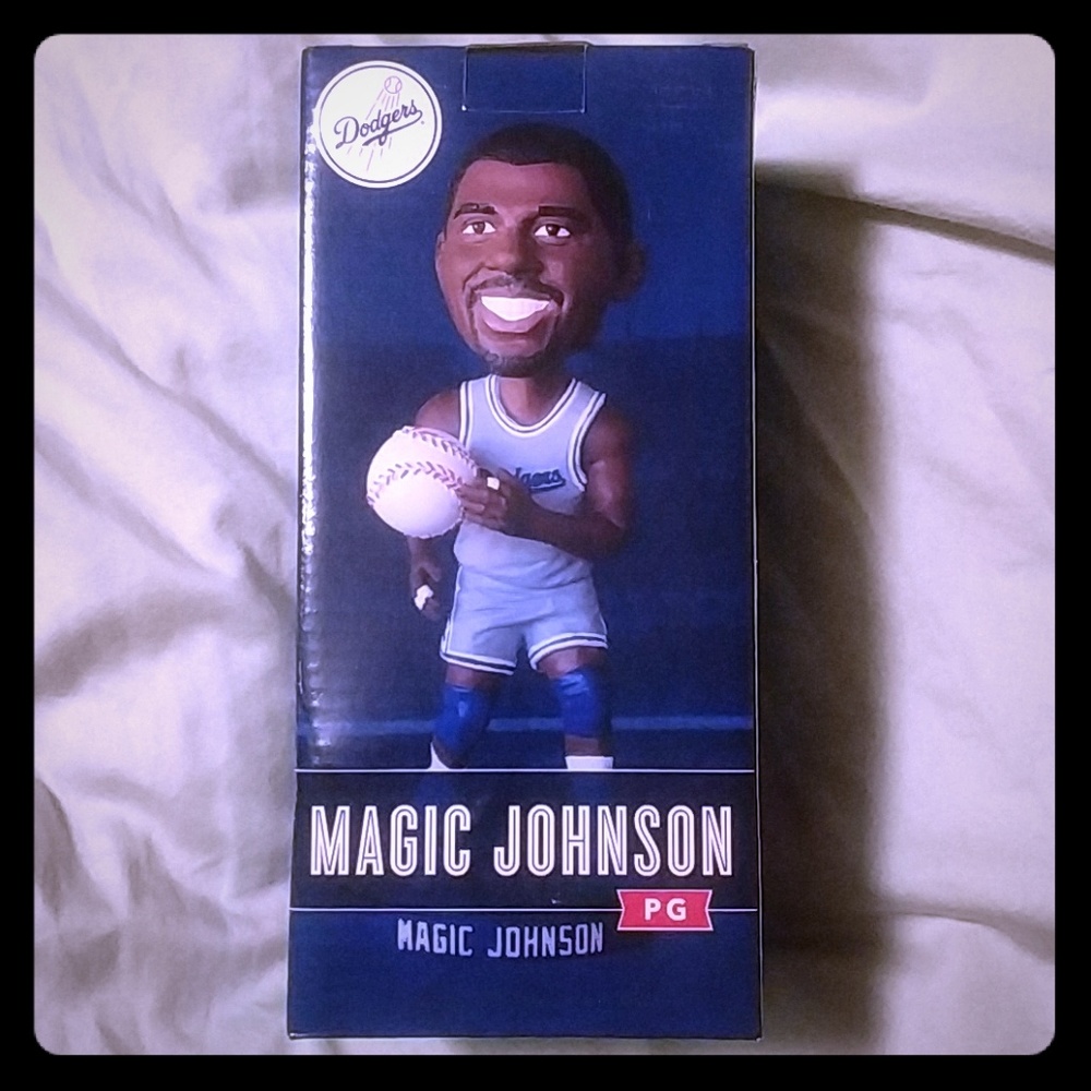 Magic Johnson Dodgers Bobblehead